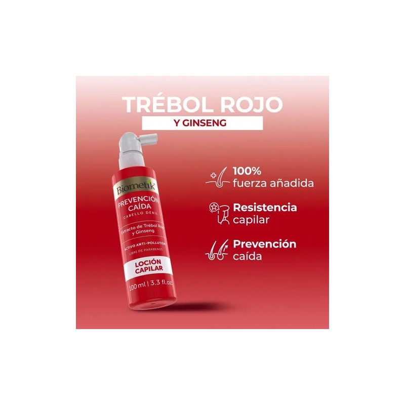 Biometik Kit Anticaida Shampoo + Acondiconador + Tónico