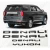 4Pc Set Denali Yukon Emblems Fender Door Rear Tailgate Letters