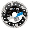 Graphite professional turbo diamond disc blade 115x22.2 wet & dry