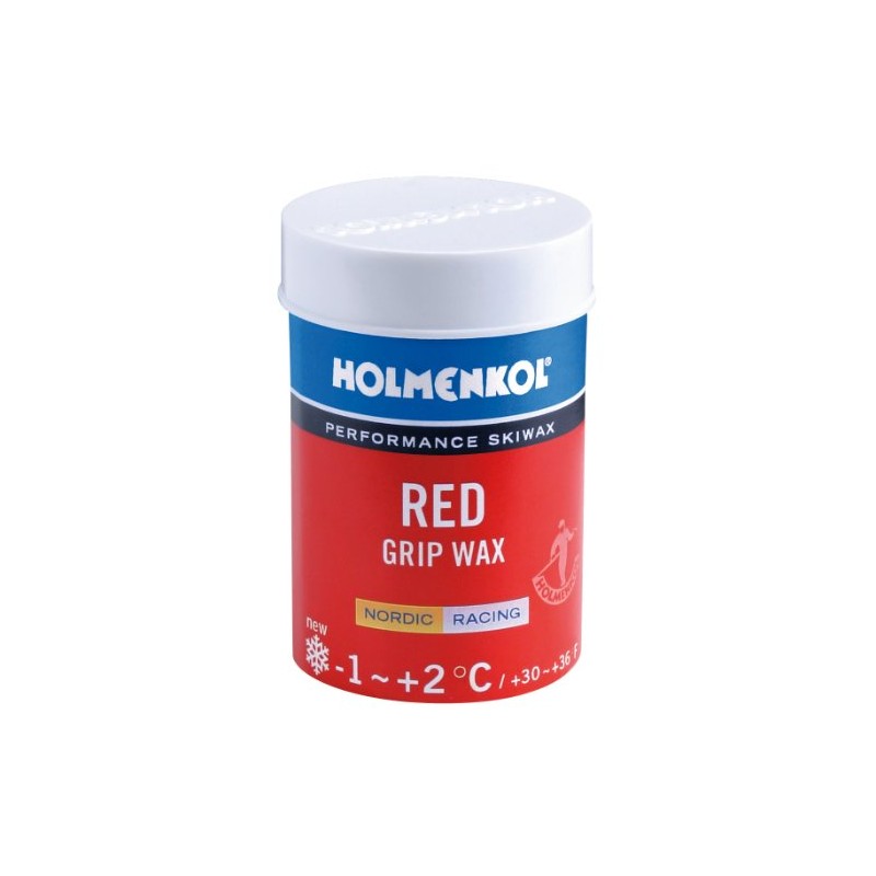 Holmenkol Cross Country Ski Grip Wax Red