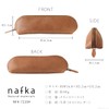 Nafka NFK-72204 Pencil Case, Mostro, Leather, Simple, Large Capacity, Plain,