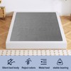 Arhomefurni Box Spring, Metal Frame Mattress Foundation with Fabric Cover,