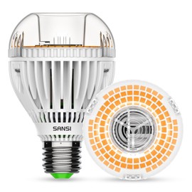 SANSI 300W Equivalent A19 LED Light Bulb, 4500 Lumens 3000K Light Bulbs, Non-Dimmable E26 LED Bulb with Ceramic Technology, 22.5 Years Lifetime, 30W Power Energy Saving for Home Workspace