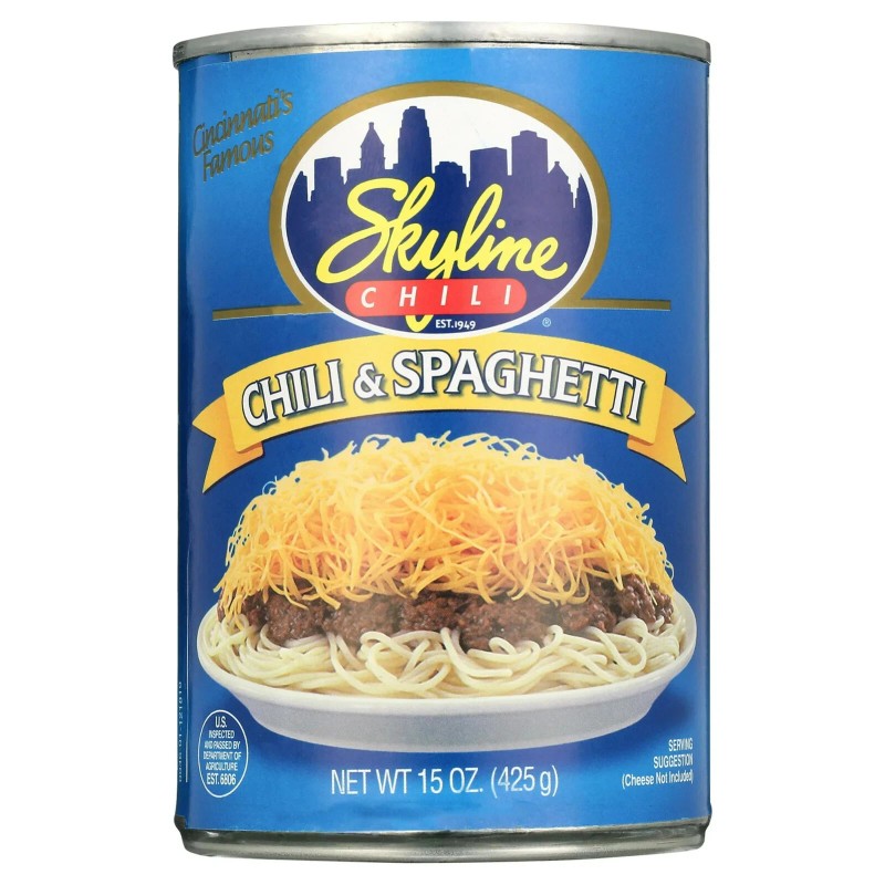Unbranded Skyline Chili Skyline Chili & Spaghetti, 15 oz (pack
