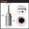 6-19mm Quick-Change 1/4 inch Hex Shank Metric Deep Socket Screwdriver
