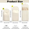 ARAINY Space Saving Hanging Garment Bag with Self Compression Zipper,
