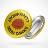 Hellweg Druckerei Button Badge Nuclear Power No Thank You Nuclear