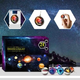 Advent Calendar 2024, Space Planet Collections Gift Box 24 Days Christmas Advent Calendar Universe Galaxy Advent Calendar