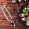 DOERDO 6PCS Stainless Steel Escargot Snail Tongs with Forks, Kitchen