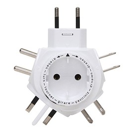 Kopp Travel-Star SB World Travel Plug Adaptor, white, 172201018