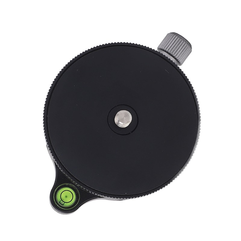 Camera Panoramic Panning Base with Level 60MM Aluminum Alloy CNC