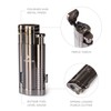 Klaro Cigar Accessory Kit Polished Gunmetal Finish Cutter & Lighter