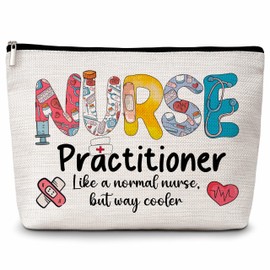 Eyouyeqi Nurse Gifts Makeup Bag, Love Nurse Life Cosmetic Bags, Nursing Makeup Zipper Pouch Bag, Nurse Practitioner Gifts For Women, Graduation Birthday Thank You Retirement Gifts For Nurses, 47