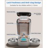 WellToBe Automatic Cat Feeder for 2 Cats, Two Way Splitter