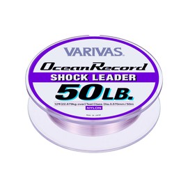 Maurice VARIVAS (バリバス) Leader Ocean Record Shock Leader, Nylon, 16.9 ft (50 m), No. 12, 50 lb, Misty Purple
