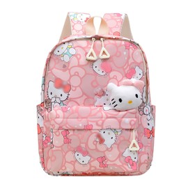 ktBackpacks Toddler Backpack with Detachable Stuffed Doll, School Bags for Girl Boys School Rucksack Cute Nursery Mini Backpack Kids for Travel Kindergarten Elementary Preschool