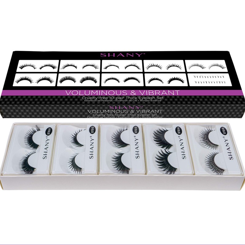 SHANY Eyelash extend - set of 10 assorted reusable eyelashes