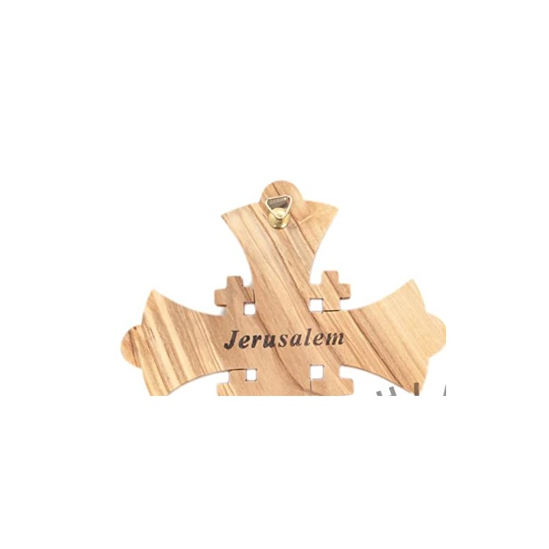 Bethlehem Handicrafts Wooden Jerusalem Cross