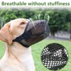 IUDWCG 1 Pcs Dog Muzzle, Soft Adjustable Mesh Muzzle, Breathable