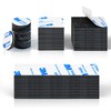 80 Pcs Double Sided Foam Tape- Black Waterproof Self Adhesive