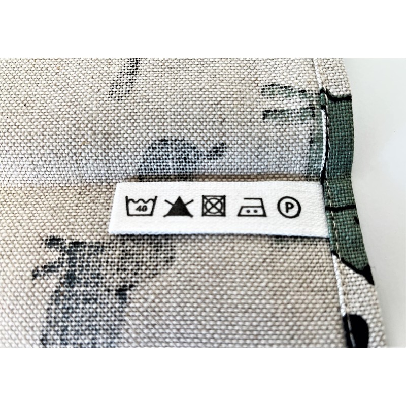 A Pair of Linen Cotton Tea Towels Kitchen Towels Doggies