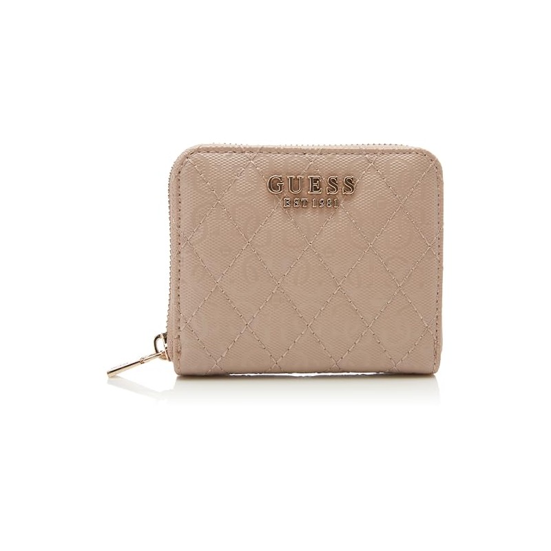 GUESS Yarmilla SLG Zip Around Wallet S Taupe, taupe, Classic