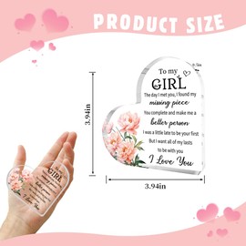 Girlfriend Christmas Presents, Girlfriend Stocking Fillers, Gifts for Girlfriend, Valentines Gifts for Girlfriend, Girlfriend Birthday Presents, Girlfriend Acrylic Plaque, Gifts for Girlfriend Adult