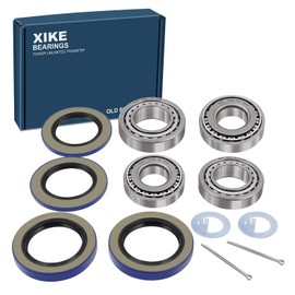 XiKe 2 Set Fits 6,000-7,000 lb Axles Trailer Wheel Hub Kit, Include 25580/25520 ＆ 14125A/14276 Bearings, 21333TB, 22333TB /10-10, 10-36 Seal and Cotter Pin.