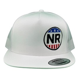 Voted LP White Trucker Unisex Hat
