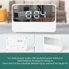 LED Digital Alarm Clock Simple Modern High Definition Display Mirror