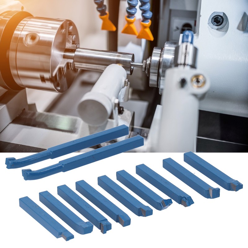 11Pcs Carbide Lathe Tool Set DIN Standard Turning Tools Replacement