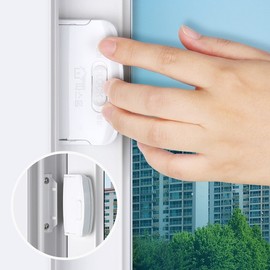 Jamgeumi Window Screen Security Lock with Handle Jamgeumi 2ea