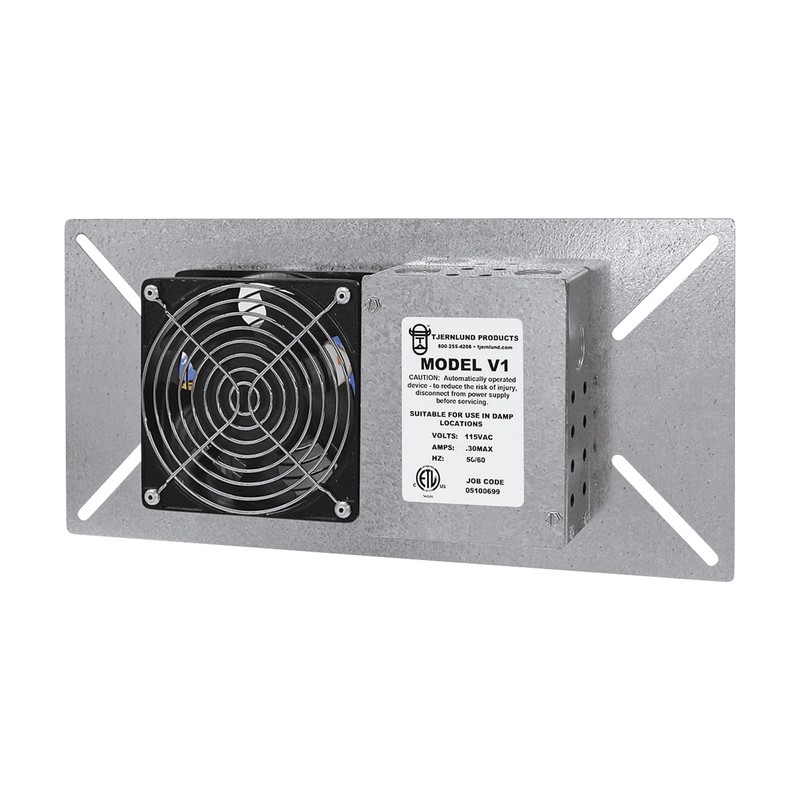 Tjernlund V1 UnderAire Crawlspace Ventilator Fan Moisture Mold Reducing,110 CFM
