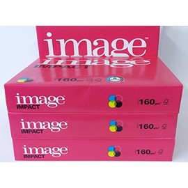 A4 160gsm IMAGE IMPACT Smooth White Card (500 Sheets). Premium Quality Printing Results.
