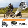 NICEDACK Bicycle Trailer Coupling, 12 mm Bicycle Tow Bar, Dog
