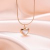 Temoto Valentines Day Gifts for Her Women Heart Necklace