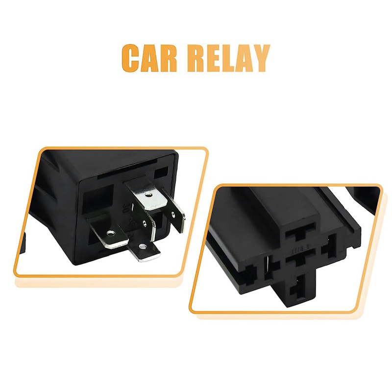 2 Pcs JD-2912 4 Pin DC 48V 40A Relay Multi-Purpose
