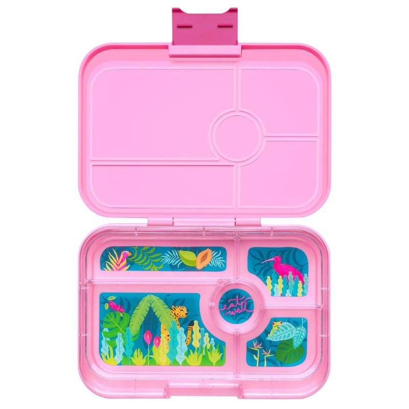 Yumbox Lunch Box Tapas 5 Compartment, Antibes Blue (Jungle)