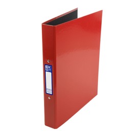 Oxford Premium A4 Ring Binder, Red Single Folder, 25mm Capacity