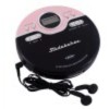 Studebaker SB3703PB Joggable Personal CD Player - FM - Bass Boost (Pink/Black) [