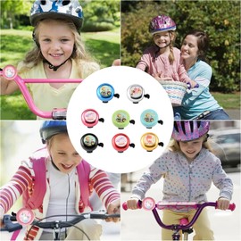 Kinderfahrrad-Glocken mit Aufklebern, lauter Klang, Mountainbikes, Lenker, Hupe, niedliches Fahrrad, Klingelhupe, Fahrradlenker, Horn