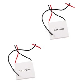 Gatuida 2pcs Portable 40x40x3.9mm Tec1-12705 Peltier Cooler Thermoelectric Cooler Module for Car Refrigeration