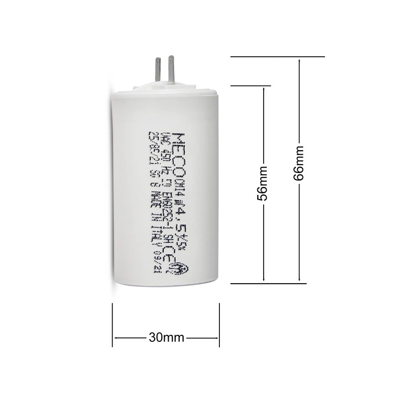 Capacitor 4.5 µF Especially for Somfy Roller Shutters with Small