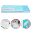 Rubber Carving Blocks, 3-Piece Three Layer Blue White Blue PVC