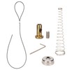 BOODVON Gate Latch Cable Pull with Spring, Metal Gate Opener