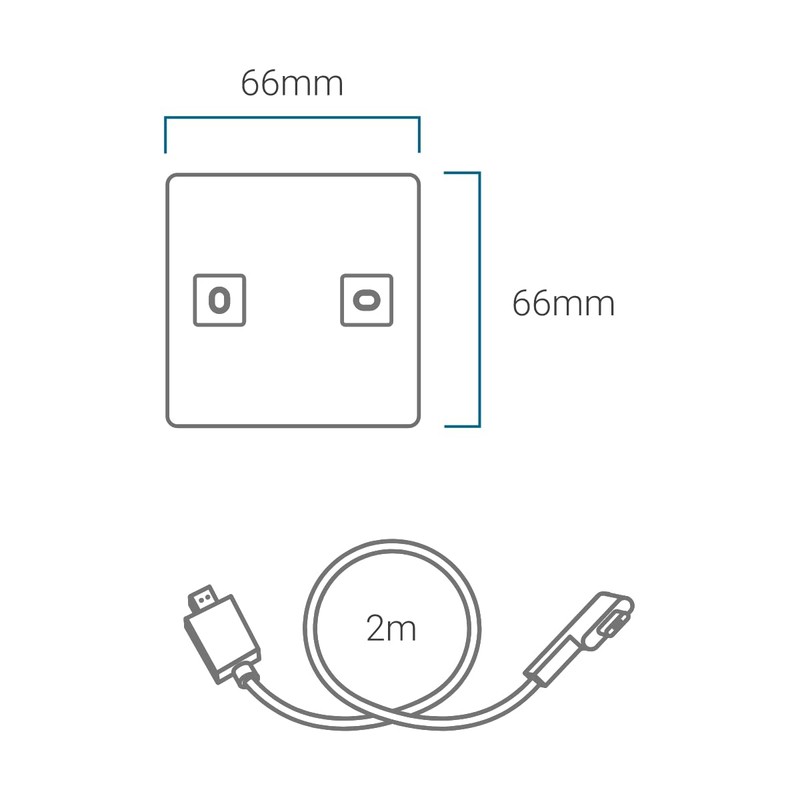 Wall Mount for WetterOnline Home (2nd Generation), Complete Wall Mounting