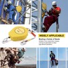Retractable Safety Lanyard | 98Ft Retractable Tether,Construction Roofing Gear, 330Lbs