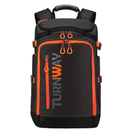 TurnWay Ski/Snowboard Boot Bag/Skating Bag | Excellent for Store and Transport Gear, Jacket, Helmet, Goggles, Gloves & Accessories (Black-Orange)