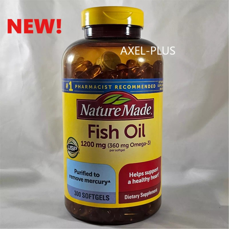 Nature Made Fish Oil 1200 mg (360 mg OMEGA-3) 300