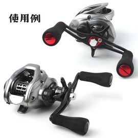 VISPREA Reel Parts Bait Reel Handle EVA Knob Aluminum Alloy Crank Custom Parts Replacement for Shimano Daiwa Daiwa Abu Garcia Abu Garcia Yu376 (Black)